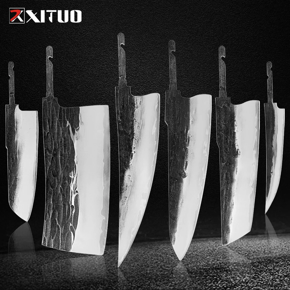 Hand Forged High Hardness Kitchen Knife Blank Triple-layer composite steel 9CR18 Core Sharp Chef Knife Making DIY Knives Blades
Hand Forged High Hardness Kitchen Knife Blank Triple-layer composite steel 9CR18 Core Sharp Chef Knife Making DIY Knives Blades
