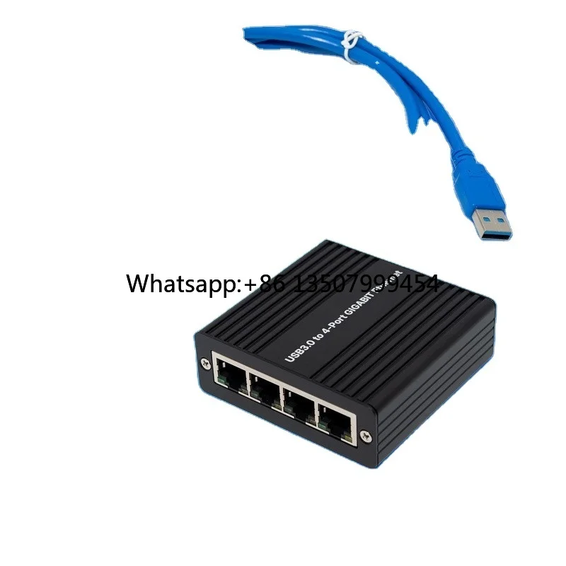 USB3.0 to Four-port LAN Gigabit Ethernet Wired External USB Gaming Network Card for Server Use RTL8153 in Stock
USB3.0 to Four-port LAN Gigabit Ethernet Wired External USB Gaming Network Card for Server Use RTL8153 in Stock