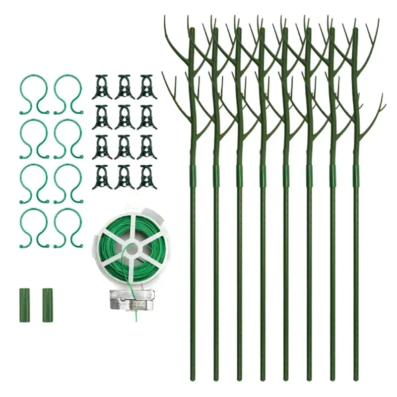 6/8pcs Plant Support Stakes For Climbing Plant Extension Stand Reusable Vegetable Plant Supports For Potted Plants Garden Tools
6/8pcs Plant Support Stakes For Climbing Plant Extension Stand Reusable Vegetable Plant Supports For Potted Plants Garden Tools
