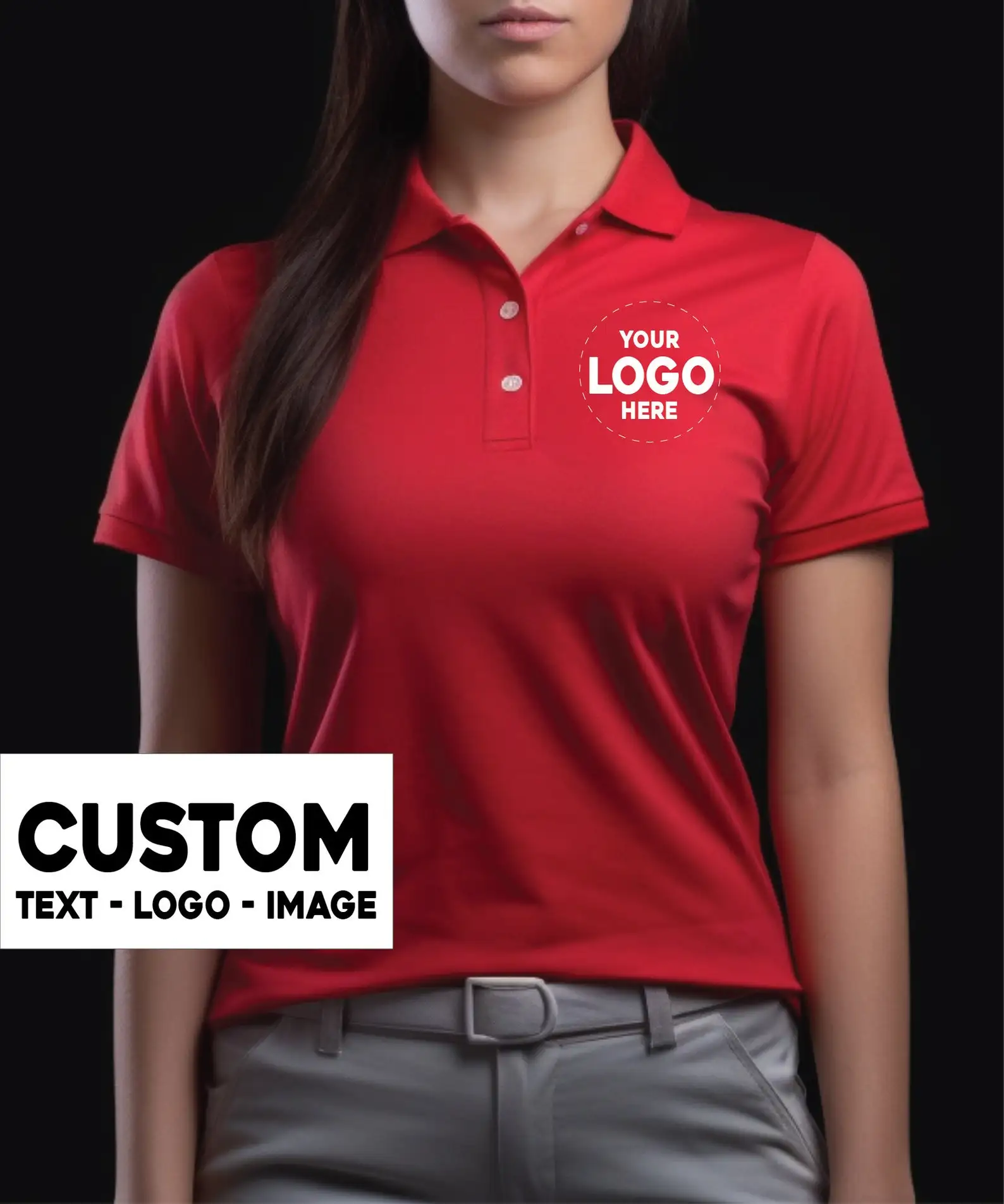 Custom Embroidered Logo Image Polo Shirt Unisex Company Business Team Working Uniform Polo Shirt Moisture Wicking Work Shirt
Custom Embroidered Logo Image Polo Shirt Unisex Company Business Team Working Uniform Polo Shirt Moisture Wicking Work Shirt
