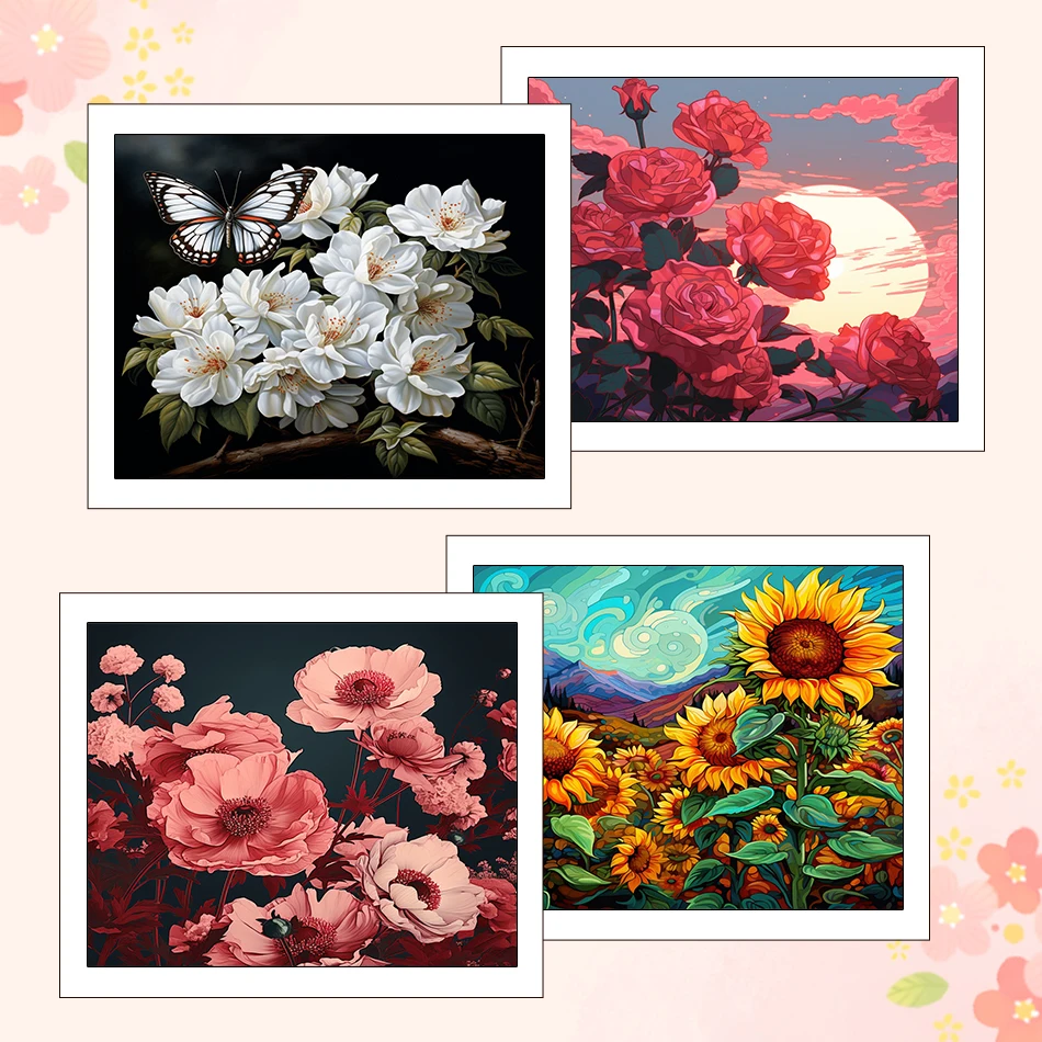 RUOPOTY Paintings For Painting By Numbers Modern Flowers Diy Picture Drawing 40X50cm Art Supplies Acrylic Paints Decoration Home
RUOPOTY Paintings For Painting By Numbers Modern Flowers Diy Picture Drawing 40X50cm Art Supplies Acrylic Paints Decoration Home