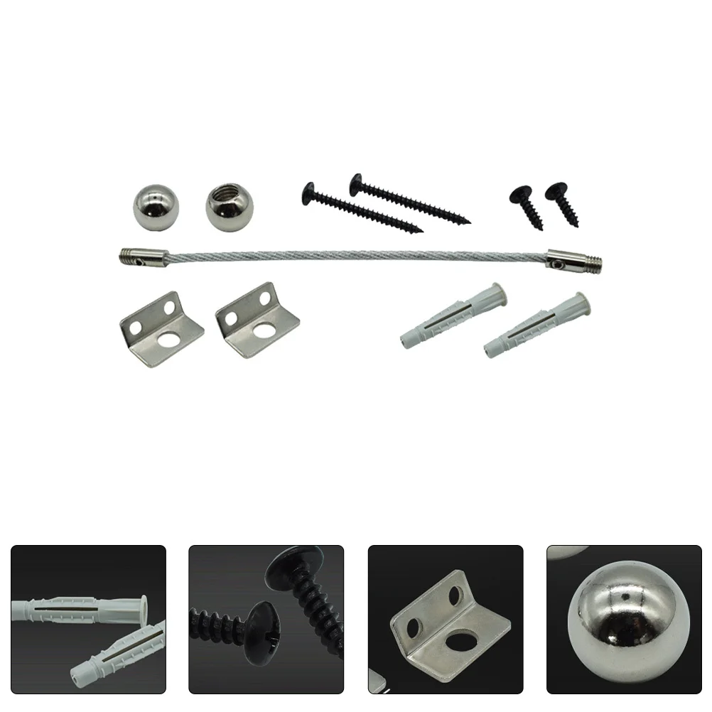 1 Set Anti-Tip Furniture Anchors Safety Lock For Kids Pets Protection Wall Mount Strap Child Proofing Tool Furniture Fixing Kit
1 Set Anti-Tip Furniture Anchors Safety Lock For Kids Pets Protection Wall Mount Strap Child Proofing Tool Furniture Fixing Kit