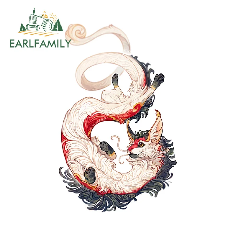 EARLFAMILY Beautiful Dragon Car Stickers Custom Colorful Fur Cartoon Animal Decals Personality Bumper Electric Bicycle Graphics
EARLFAMILY Beautiful Dragon Car Stickers Custom Colorful Fur Cartoon Animal Decals Personality Bumper Electric Bicycle Graphics