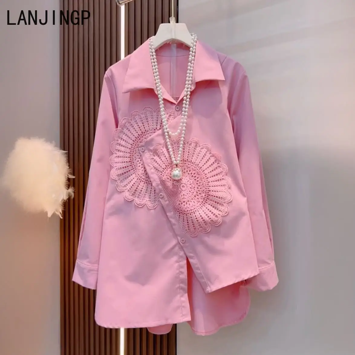 2025 new shirt foreign style spring loose irregular fashion design sense niche age-reducing shirt long-sleeved top
2025 new shirt foreign style spring loose irregular fashion design sense niche age-reducing shirt long-sleeved top