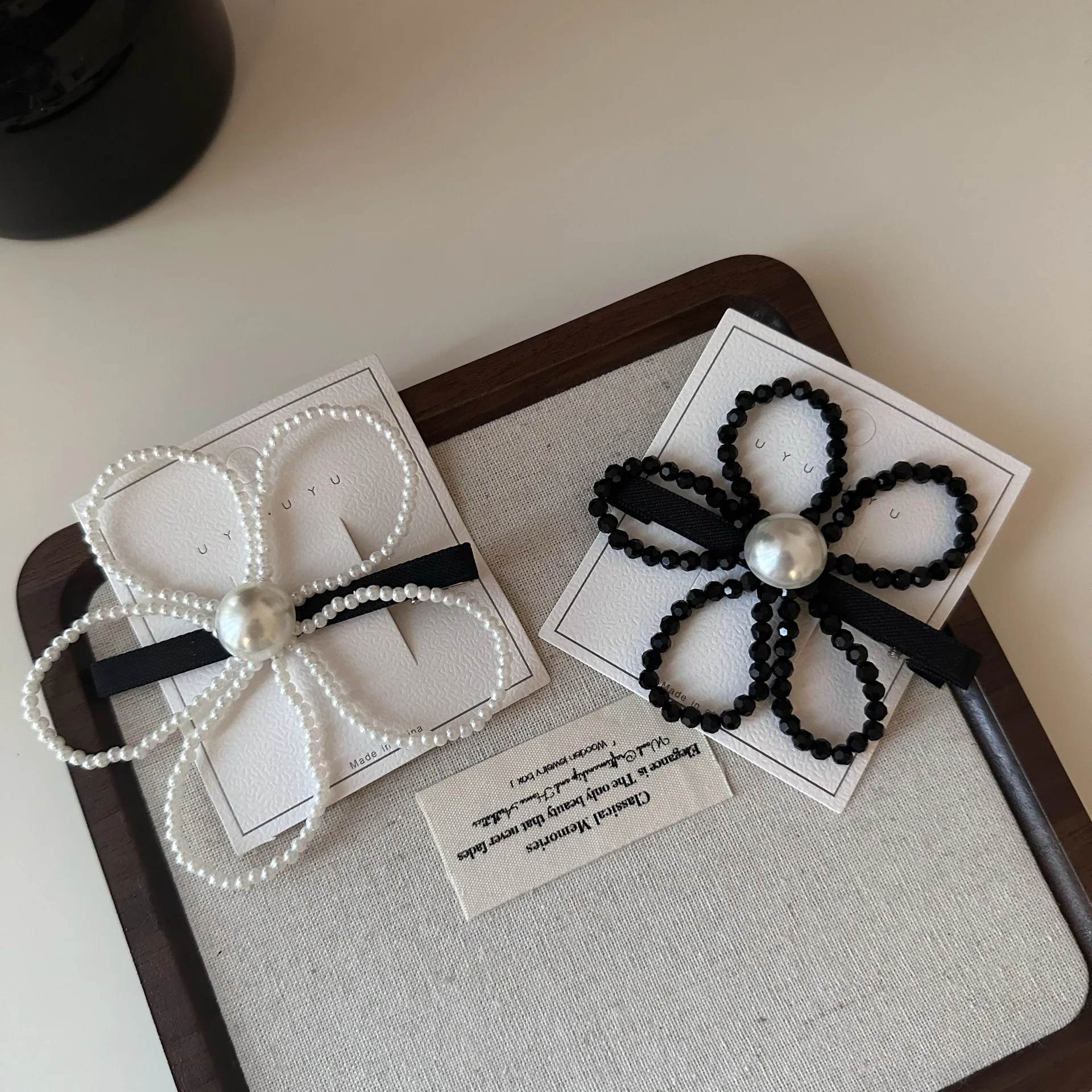 Elegant Pearl Flower Hair Clip for Bangs Side and Back Head Korean Style Lightweight Premium Hair Accessory for Girls
Elegant Pearl Flower Hair Clip for Bangs Side and Back Head Korean Style Lightweight Premium Hair Accessory for Girls