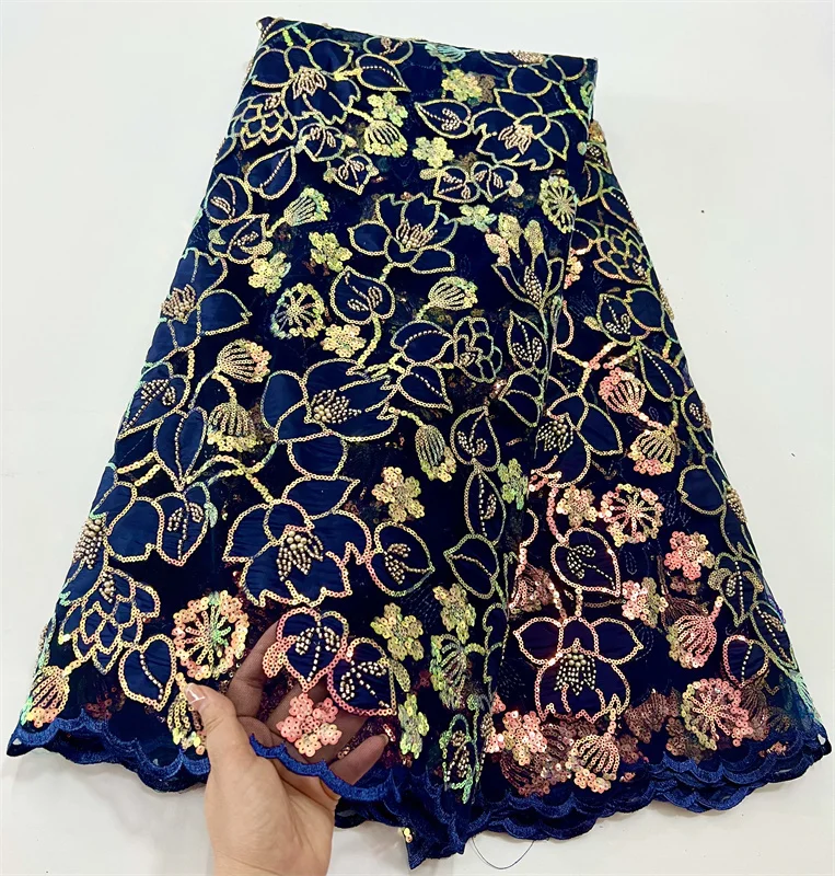 High Quality African Lace Fabric Beads Velvet Lace Fabric With Sequins Embroidery Nigerian Tulle Mesh Lace Fabric For Sewing
High Quality African Lace Fabric Beads Velvet Lace Fabric With Sequins Embroidery Nigerian Tulle Mesh Lace Fabric For Sewing