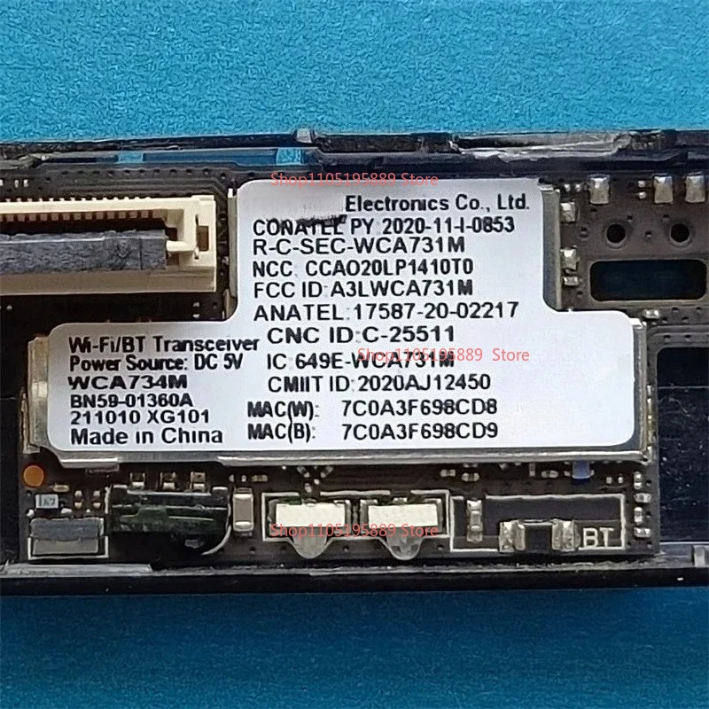 Brand NEW BN59-01360A For TV WIFI/BT Transceiver QN43Q60AAFXZA QN55Q6DAAFXZA Wi-Fi Module IR Sensor QN85Q60AAFXZA QE43Q60AAUXXN
Brand NEW BN59-01360A For TV WIFI/BT Transceiver QN43Q60AAFXZA QN55Q6DAAFXZA Wi-Fi Module IR Sensor QN85Q60AAFXZA QE43Q60AAUXXN