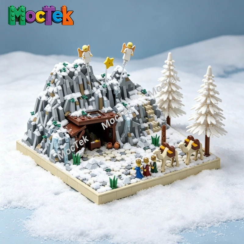 Набор для сборки DIY-сцены Рождества из кирпичиков MOC, рождественская сцена с Святым Семейством, детализированная конструкция, идеально подходит для праздничной коллекции.
Набор для сборки DIY-сцены Рождества из кирпичиков MOC, рождественская сцена с Святым Семейством, детализированная конструкция, идеально подходит для праздничной коллекции.