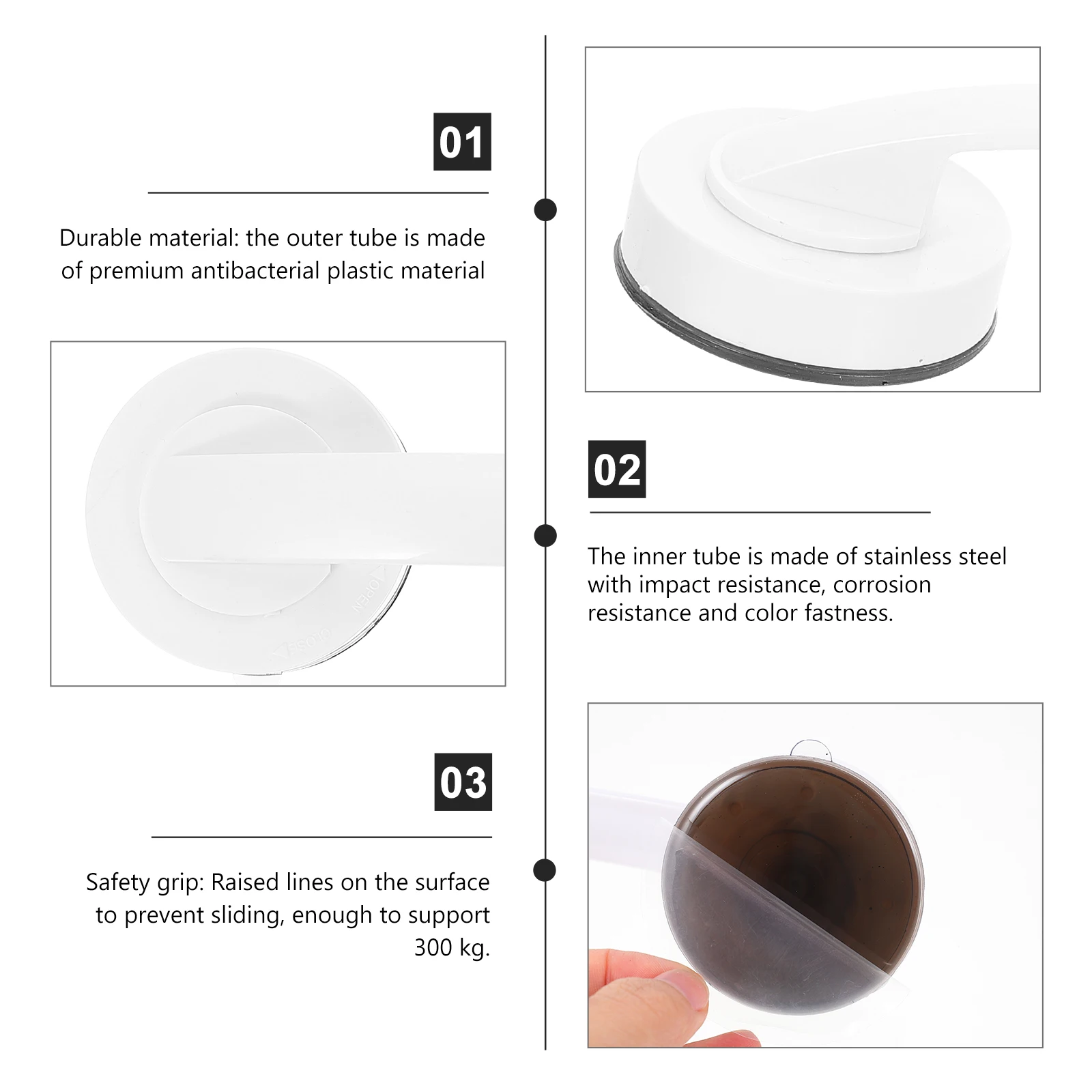 Window Door Grip Door Knob Punch- Cup Handle Suction Shower Grab Bar For Bathroom Reusable Strong Bearing 
Window Door Grip Door Knob Punch- Cup Handle Suction Shower Grab Bar For Bathroom Reusable Strong Bearing