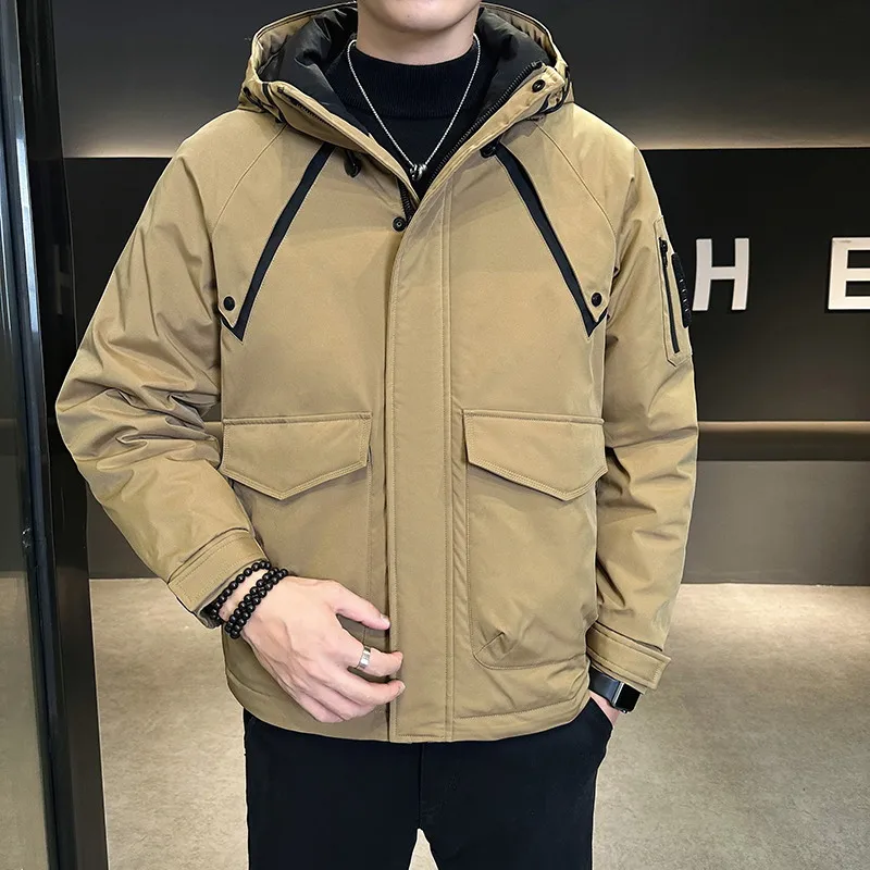 Trendy Hooded Thickened Cotton Jacket Warm Men's Autumn Winter New Casual Versatile Downproof Outerwear Youth Fashion Urban S...
Trendy Hooded Thickened Cotton Jacket Warm Men's Autumn Winter New Casual Versatile Downproof Outerwear Youth Fashion Urban S...