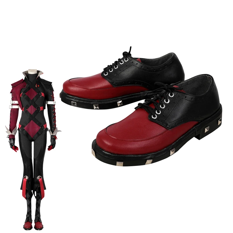 Halloween Carnival Bat Joker Girl Dr. Q Quinzel Cosplay Shoes Fancy Clown Costume Accessories
Halloween Carnival Bat Joker Girl Dr. Q Quinzel Cosplay Shoes Fancy Clown Costume Accessories