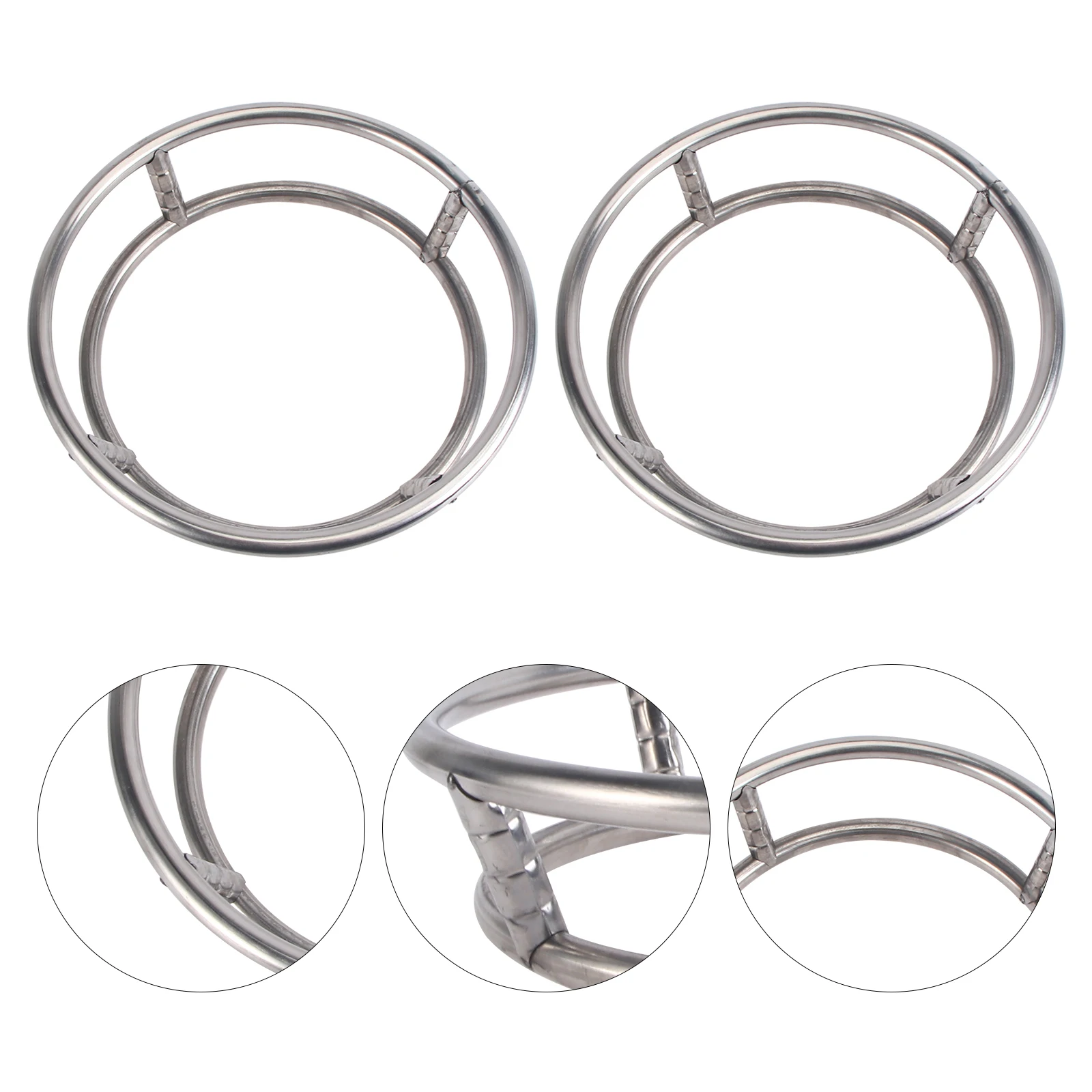 2pcs Pot Rack Round Stainless Steel Kitchen Accessory Silver Steaming Wok Holders Frying Pan Storage Cookware Utensil
2pcs Pot Rack Round Stainless Steel Kitchen Accessory Silver Steaming Wok Holders Frying Pan Storage Cookware Utensil