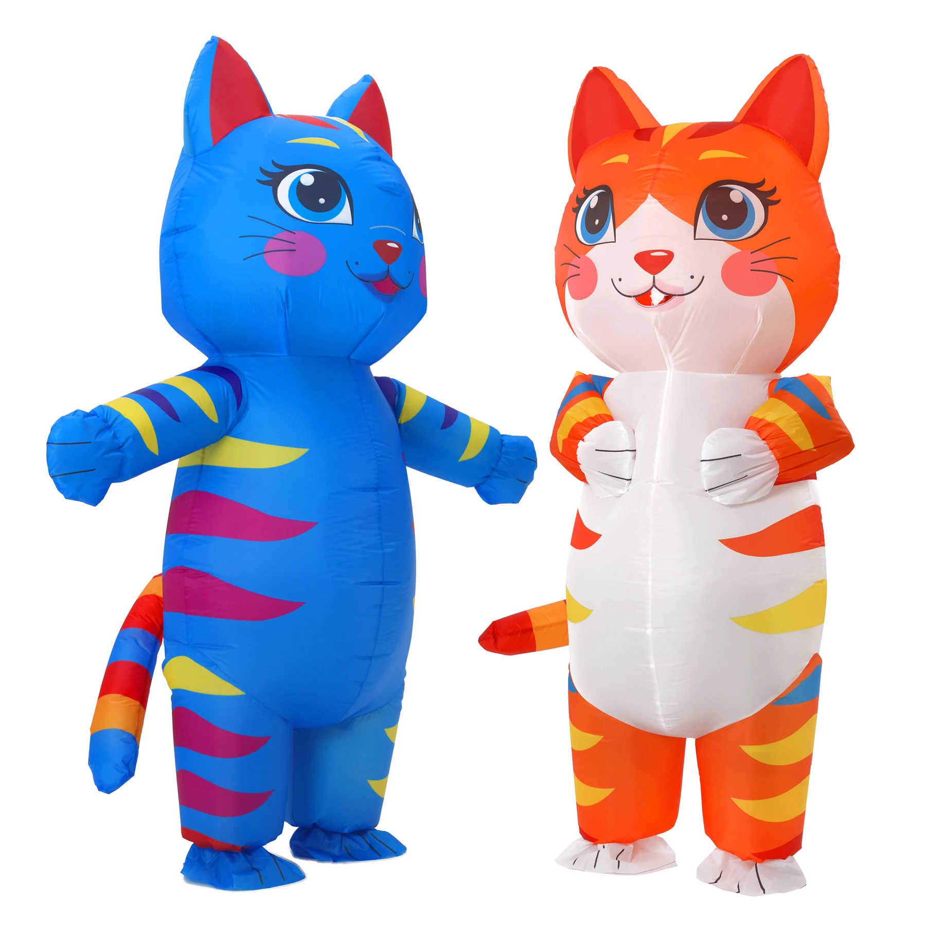 Cat Inflatable Costume Full Body Blow Up Halloween Blue/Orange White Cat Costume Outfits for Performances & Various Theme Party
Cat Inflatable Costume Full Body Blow Up Halloween Blue/Orange White Cat Costume Outfits for Performances & Various Theme Party