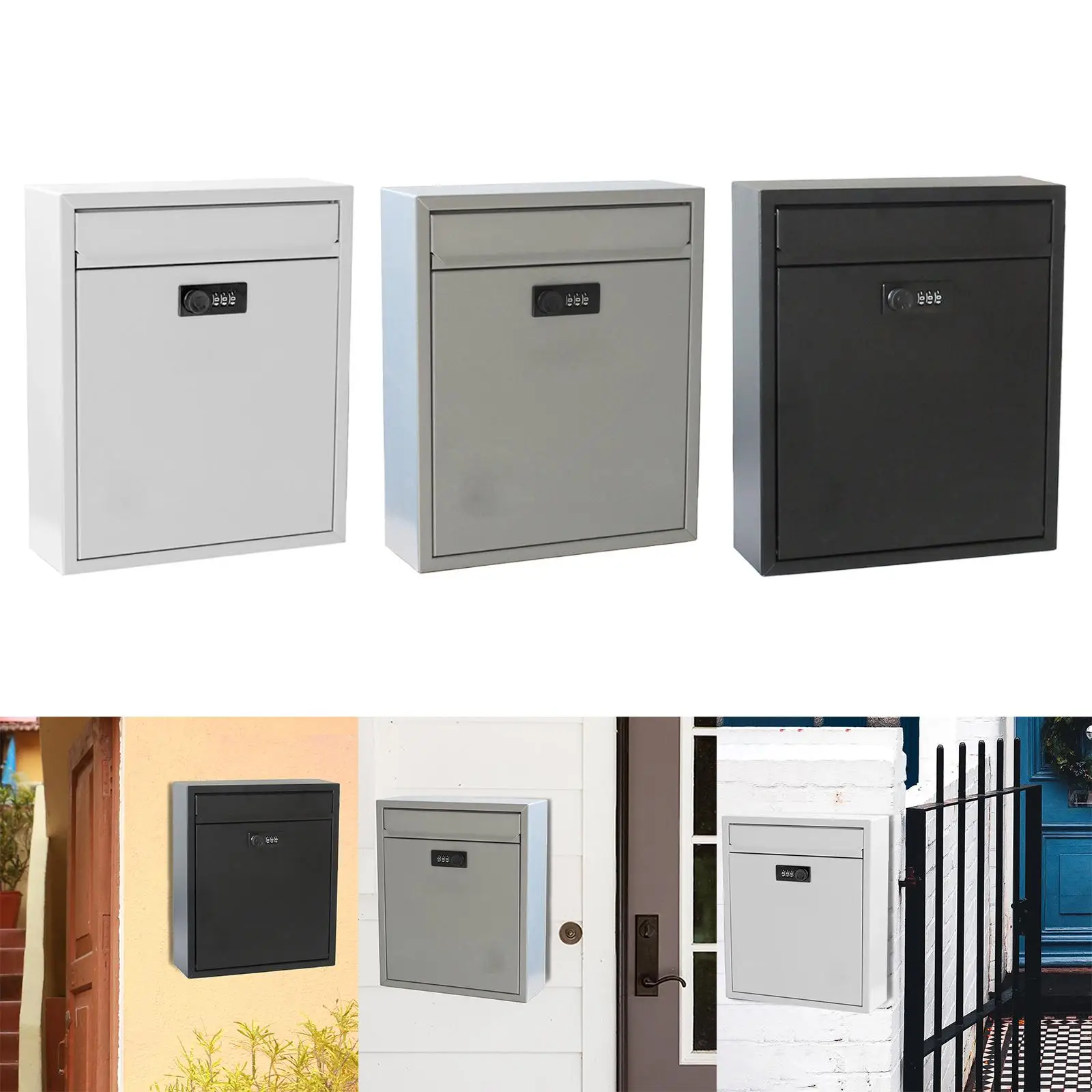 Настенный почтовый ящик с замком, винтажный железный почтовый ящик для писем, газет, для ворот, улицы, входной двери
Настенный почтовый ящик с замком, винтажный железный почтовый ящик для писем, газет, для ворот, улицы, входной двери