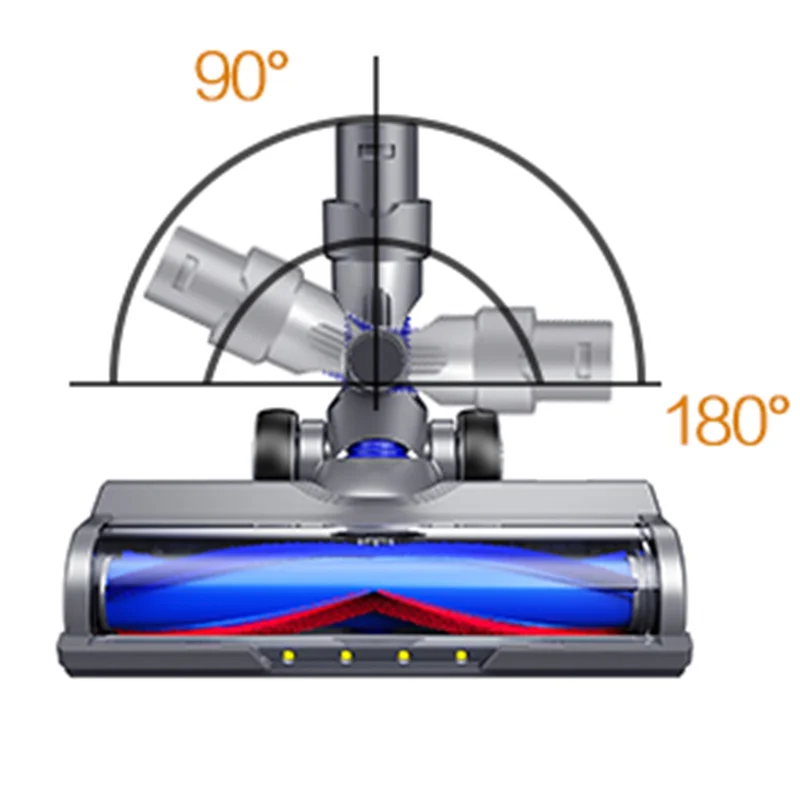 Насадка для щетки для пола для пылесосов Dyson V6, насадки со светодиодной подсветкой, аксессуары для DC59 DC61 DC62 DC74
Насадка для щетки для пола для пылесосов Dyson V6, насадки со светодиодной подсветкой, аксессуары для DC59 DC61 DC62 DC74