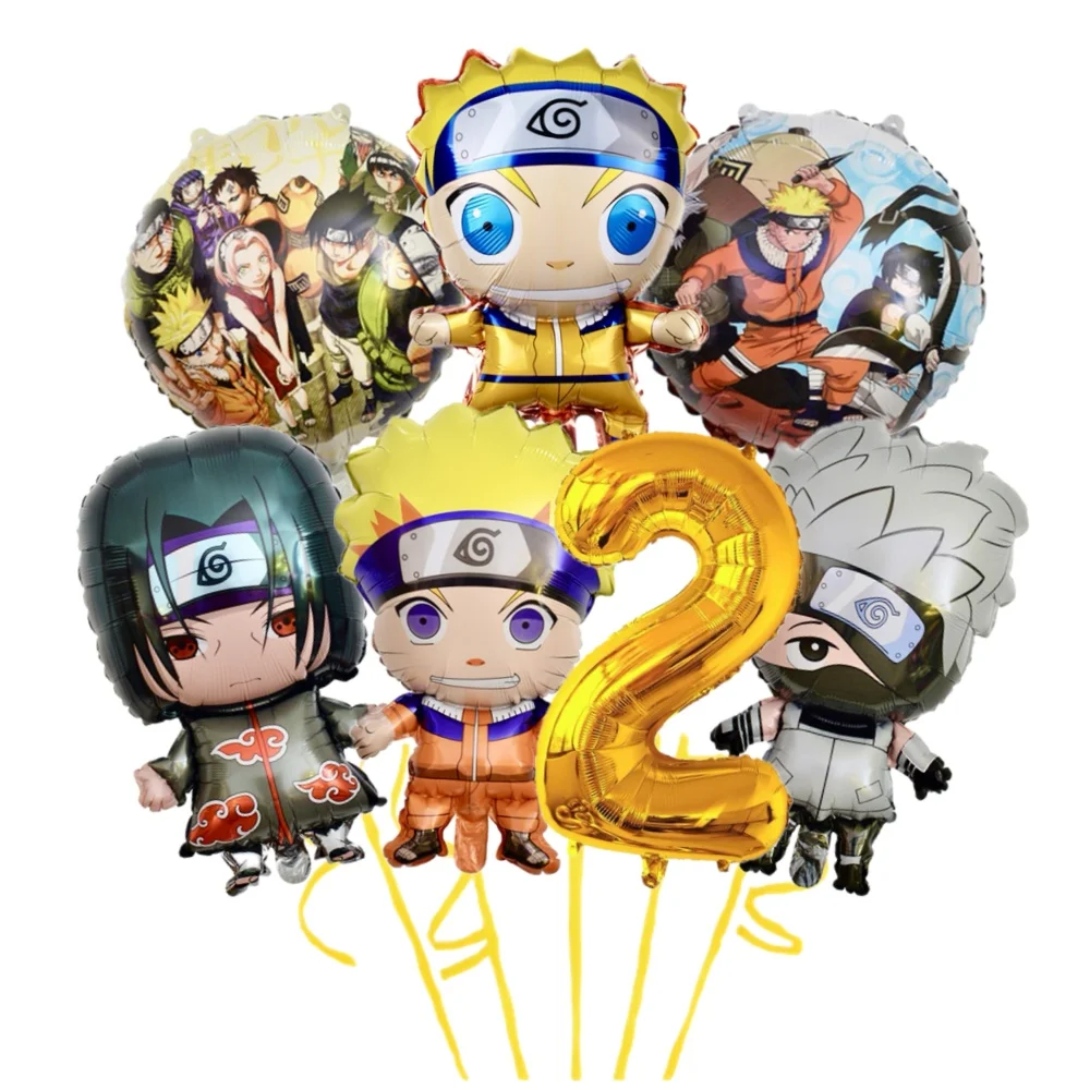 7pcs Cartoon Naruto Theme Party Balloon Narutoo Anime Foil Balloon Birthday Party Background Decoration Gift Supplie Party Favor
7pcs Cartoon Naruto Theme Party Balloon Narutoo Anime Foil Balloon Birthday Party Background Decoration Gift Supplie Party Favor
