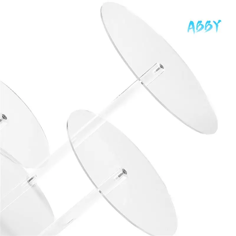 ABBY-2X Round Acrylic Products Display Riser Stands, 3 Tiers Cupcake Stand Mini Display Rack For Cake
ABBY-2X Round Acrylic Products Display Riser Stands, 3 Tiers Cupcake Stand Mini Display Rack For Cake