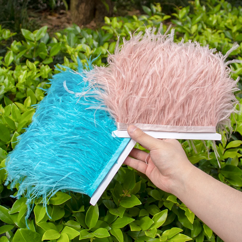 10Meters Ostrich Feather Fringe Trim 8-10cm, for Handicraft Needlework, Clothes Dress Decor Accessories Beautiful Plumes Fringes
10Meters Ostrich Feather Fringe Trim 8-10cm, for Handicraft Needlework, Clothes Dress Decor Accessories Beautiful Plumes Fringes