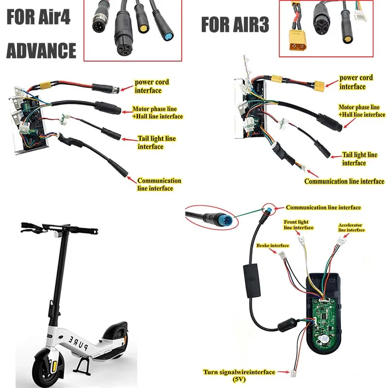 10 Inch Upgraded 1200W Controller Kit for Pure Advance/Air3/Air4, Dual Speed 25km/h-55km/h, Motor Self-learning Parts
10 Inch Upgraded 1200W Controller Kit for Pure Advance/Air3/Air4, Dual Speed 25km/h-55km/h, Motor Self-learning Parts