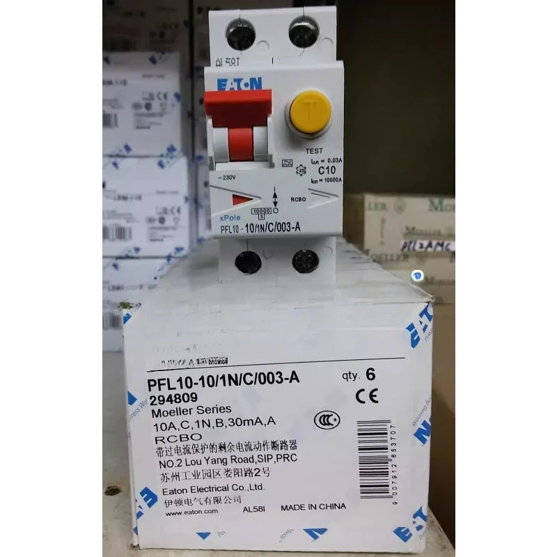 Parts are suitable for EATON MOELLER leakage switch PFL10-10/1N/C/003-A original genuine circuit breaker
Parts are suitable for EATON MOELLER leakage switch PFL10-10/1N/C/003-A original genuine circuit breaker