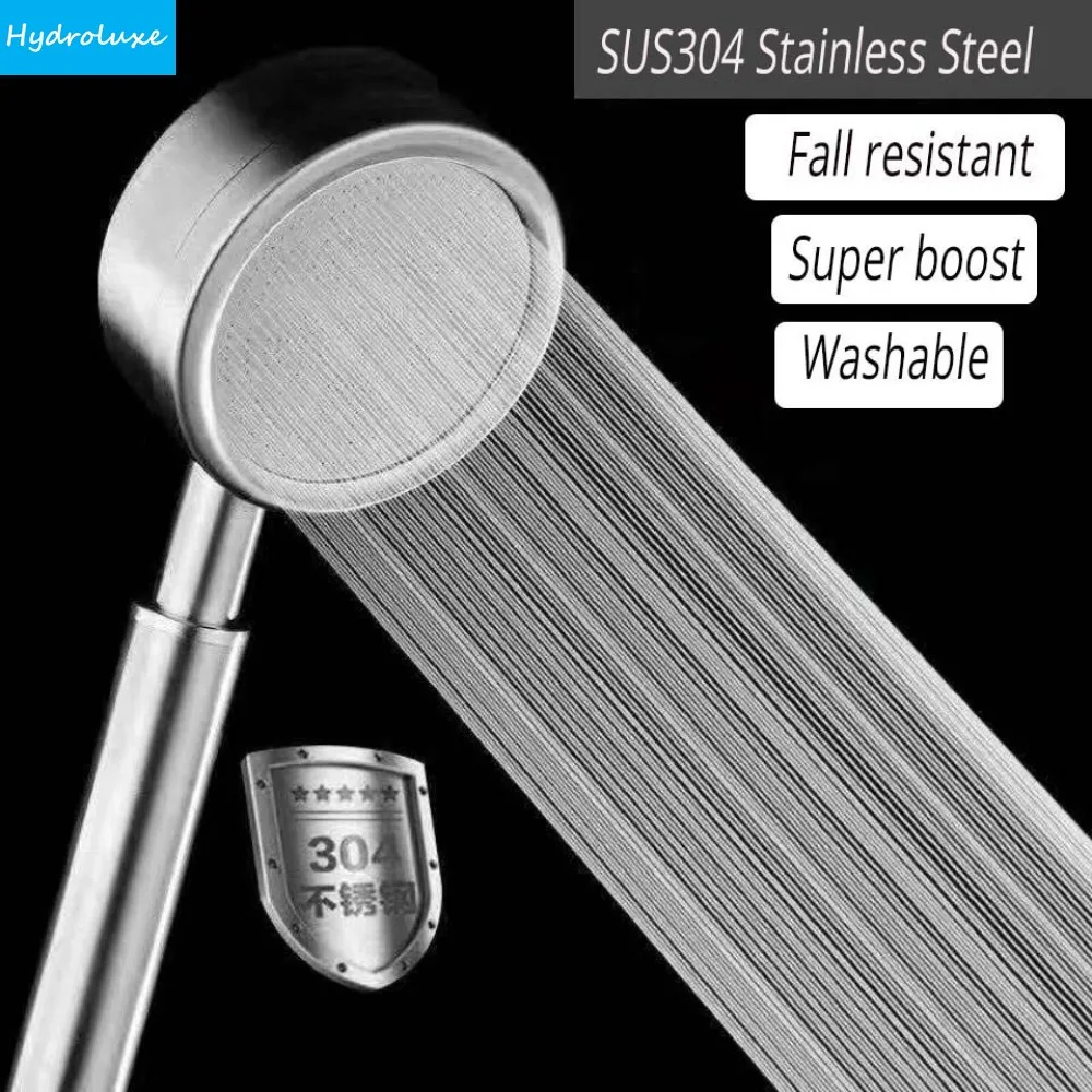 SUS304 Stainless Steel Bathroom Handheld Shower Head High Pressure Water Saving Sprayer Nozzle Supercharged Rainfall Showerhead
SUS304 Stainless Steel Bathroom Handheld Shower Head High Pressure Water Saving Sprayer Nozzle Supercharged Rainfall Showerhead
