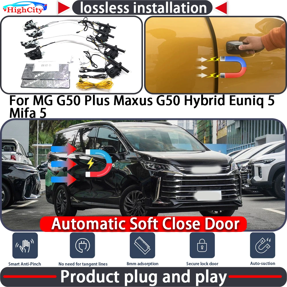 HighCity Closing Door Lock Actuator for MG G50 Plus Maxus G50 Hybrid Euniq 5 Mifa 5 Soft Close Power Latch System Auto Pull Door
HighCity Closing Door Lock Actuator for MG G50 Plus Maxus G50 Hybrid Euniq 5 Mifa 5 Soft Close Power Latch System Auto Pull Door