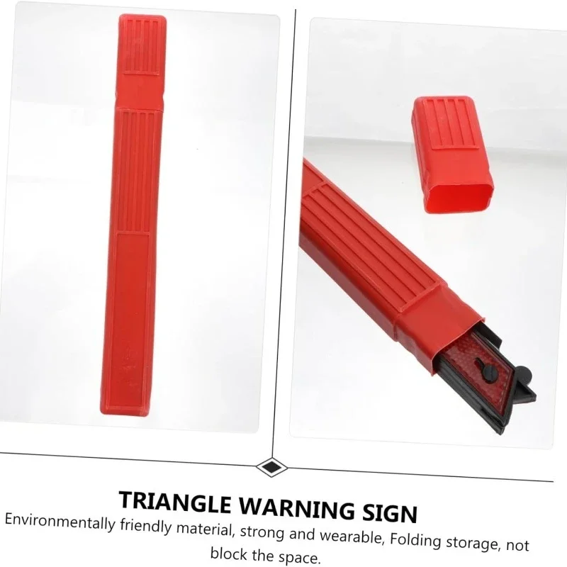Светоотражающий предупреждающий треугольник для автомобиля придорожностью — портативный ветроустойчивый и простой в установке знак безопасности
Светоотражающий предупреждающий треугольник для автомобиля придорожностью — портативный ветроустойчивый и простой в установке знак безопасности