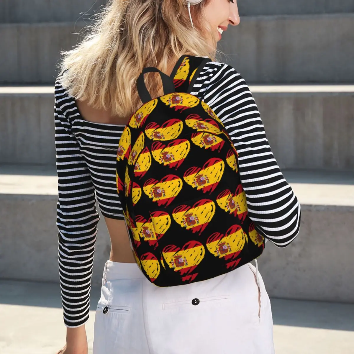 I Love Spain Student Backpack School Bag Hiking Travel Daypack for Men Women Fashion Bookbag Shoulder Bags
I Love Spain Student Backpack School Bag Hiking Travel Daypack for Men Women Fashion Bookbag Shoulder Bags