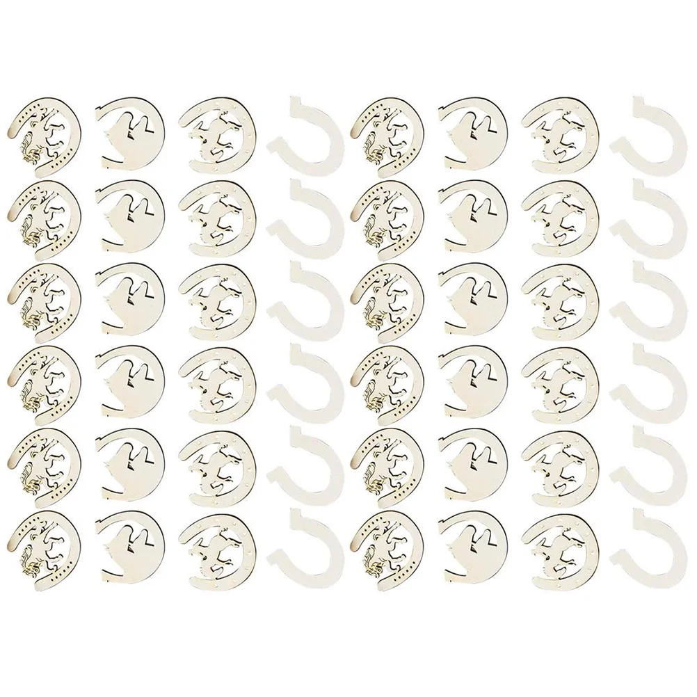 48Pcs Unfinished Horseshoe Wooden Cutouts DIY Painting Craft Wooden Slices for Home Office Art Decor DIY Horseshoe Cutouts 
48Pcs Unfinished Horseshoe Wooden Cutouts DIY Painting Craft Wooden Slices for Home Office Art Decor DIY Horseshoe Cutouts