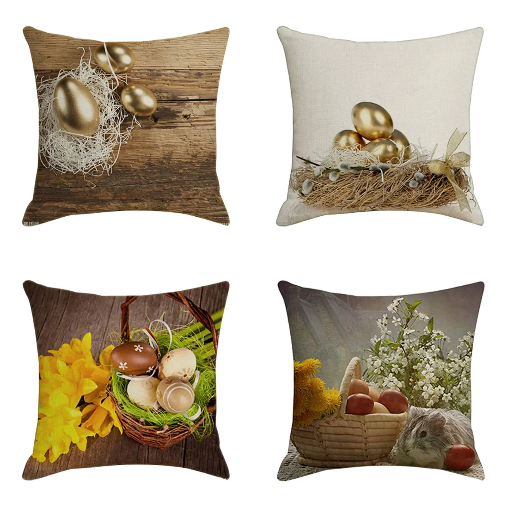 B68A 1 набор из 4 пасхальных наволочек счастливым пасхальным кроликом, весенний домашний фермерский дом, декор для дивана, пасхальные яйца, подушка 45X45 см 
B68A 1 набор из 4 пасхальных наволочек счастливым пасхальным кроликом, весенний домашний фермерский дом, декор для дивана, пасхальные яйца, подушка 45X45 см