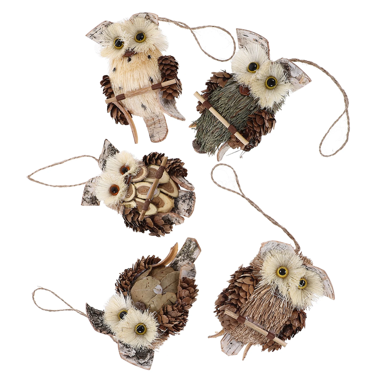 5 Pcs Owl Hanging Decor H made Straw Wood Unique Garden Balcony Porch Craft Decoration Eco Friendly Healthy Life Fun
5 Pcs Owl Hanging Decor H made Straw Wood Unique Garden Balcony Porch Craft Decoration Eco Friendly Healthy Life Fun