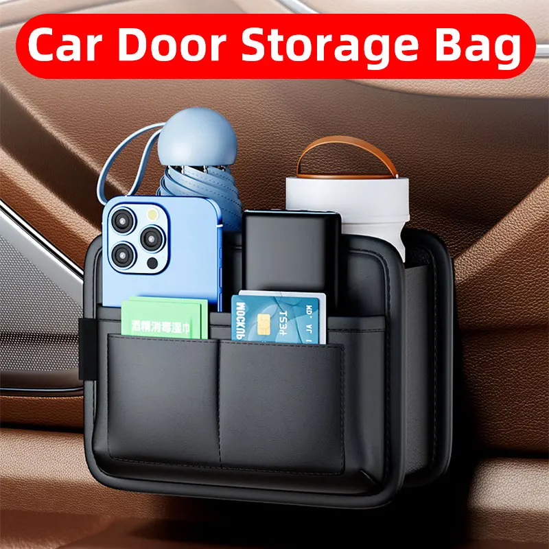 Foldable Car Door Storage Box Leather Car Trash Can Glasses Mobile Phone Power Bank Key Storage Bag Classification Storage Bag
Foldable Car Door Storage Box Leather Car Trash Can Glasses Mobile Phone Power Bank Key Storage Bag Classification Storage Bag