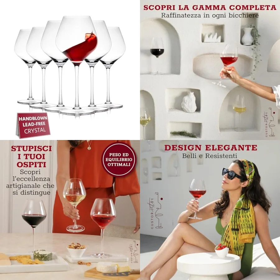 Wine Glasses, 22 Oz Long Stem Modern Wine Glasses for White and Wine, Dishwasher Safe, Fancy, Elegant, Large and Tall Wine Glas
Wine Glasses, 22 Oz Long Stem Modern Wine Glasses for White and Wine, Dishwasher Safe, Fancy, Elegant, Large and Tall Wine Glas