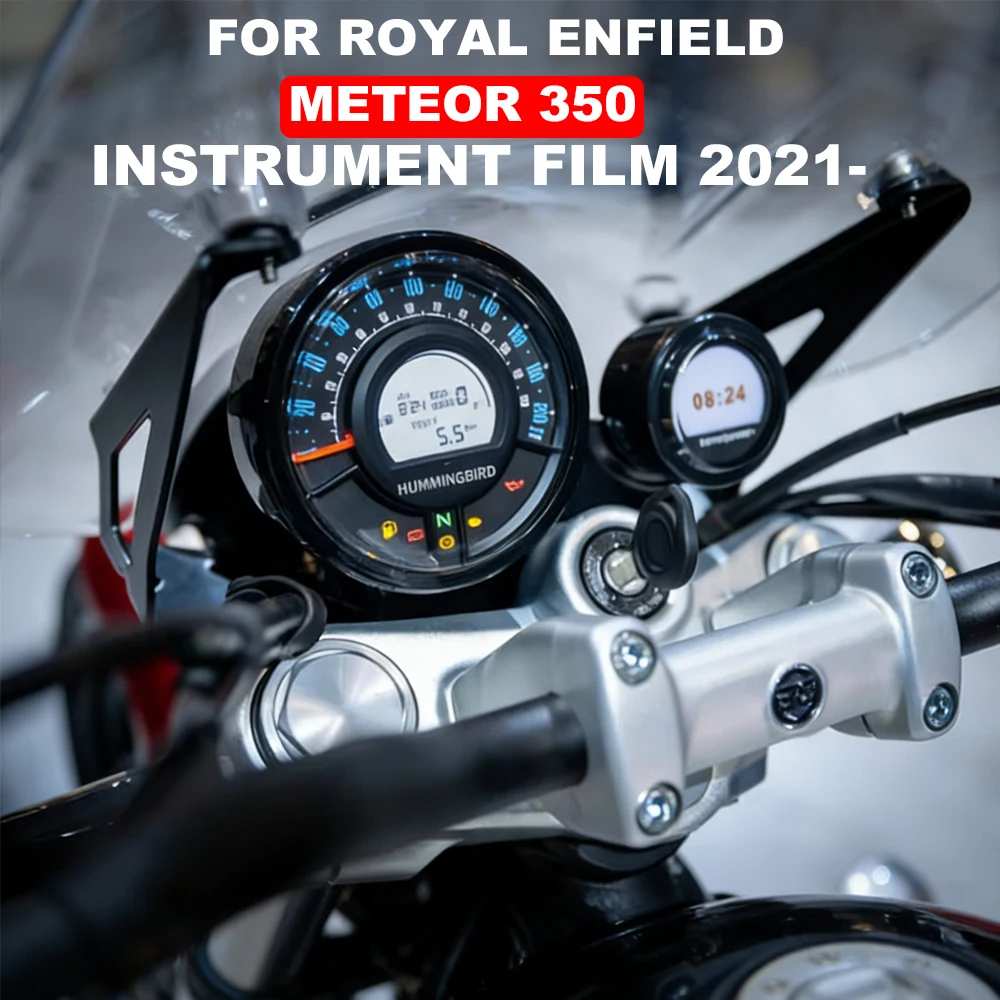 Meteor350 2021- Dashboard Protection Film For Royal Enfield Meteor 350 Motorcycle Scratch Cluster Screen Protection Film