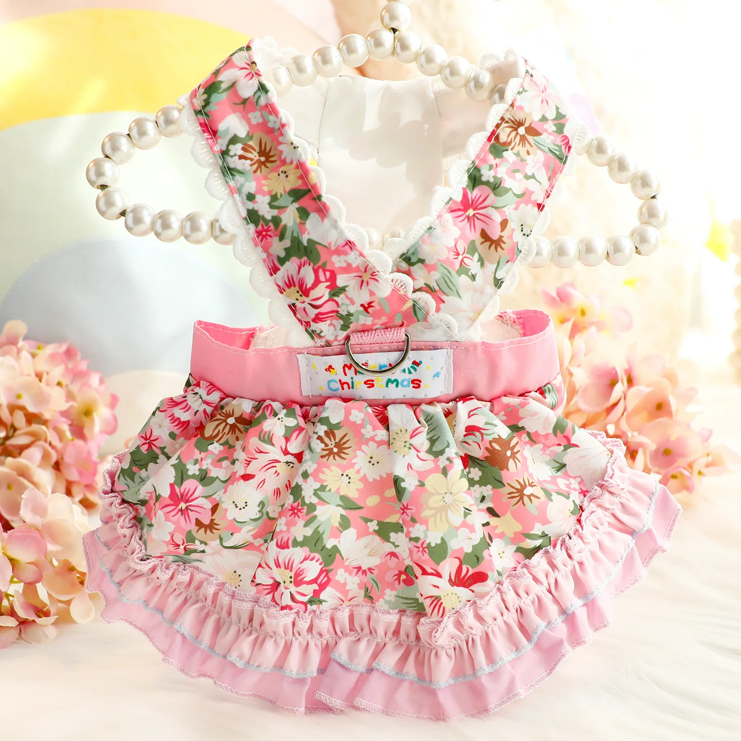Floral Print Pink Pet Dog Clothes Summer Simple Thin Cotton Sling Princess Dress for Small Medium Dogs Casual Home Wear Puppy
Floral Print Pink Pet Dog Clothes Summer Simple Thin Cotton Sling Princess Dress for Small Medium Dogs Casual Home Wear Puppy