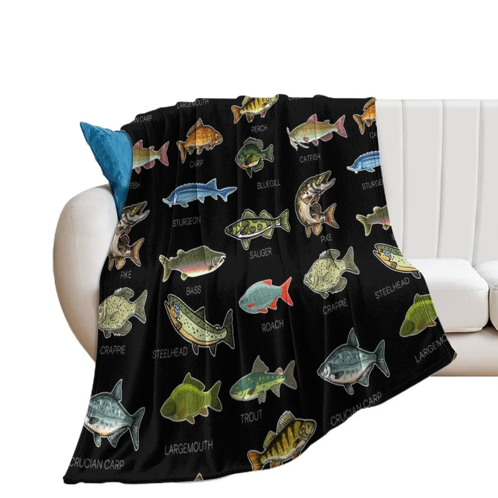 Types Of Freshwater Fish Species Fishing Throw Blanket Flannel Fabric warm winter Extra Large Throw Flannel Blankets
Types Of Freshwater Fish Species Fishing Throw Blanket Flannel Fabric warm winter Extra Large Throw Flannel Blankets