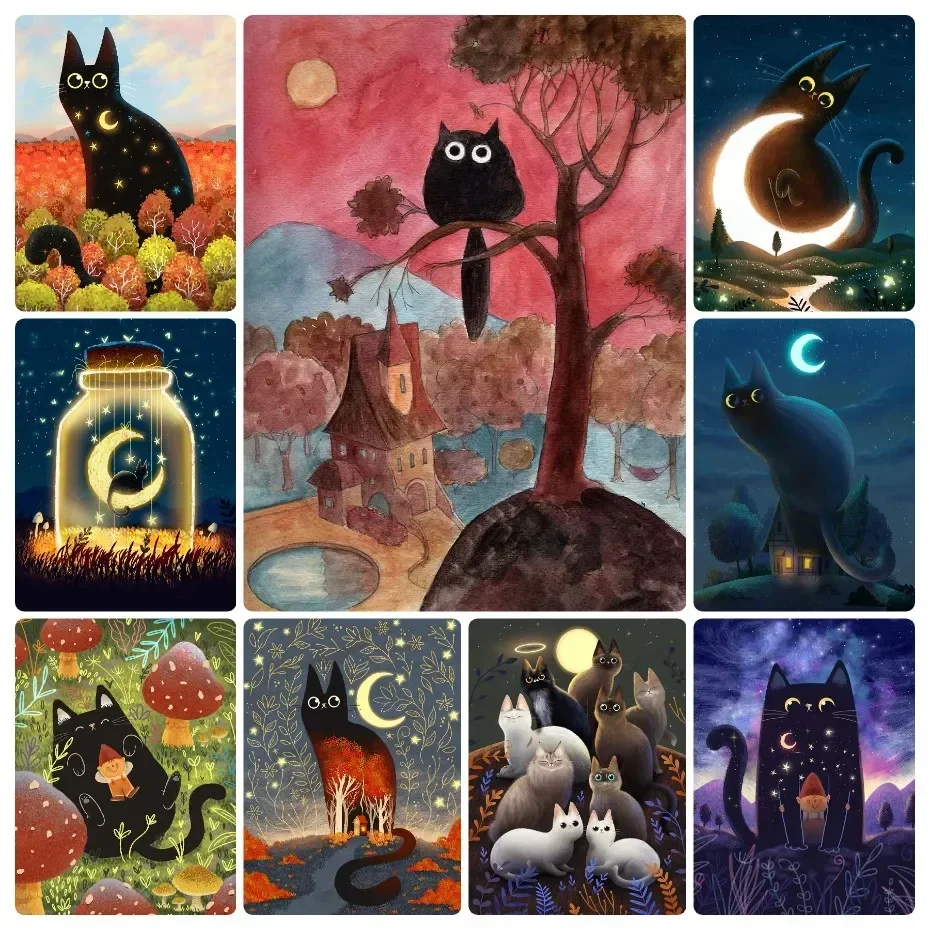 Jigsaw Puzzles DIY Funny Black Cat Starry Sky Puzzle Games Family Fun Puzzles Educational Toys Gifts for Teenagers and Adults
Jigsaw Puzzles DIY Funny Black Cat Starry Sky Puzzle Games Family Fun Puzzles Educational Toys Gifts for Teenagers and Adults