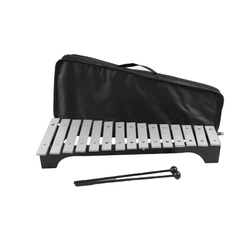 1 Set 15-Note Xylophone Glockenspiel Wooden Base Aluminum Bars with Mallets Percussion Musical Instrument Gift with Carrying Bag
1 Set 15-Note Xylophone Glockenspiel Wooden Base Aluminum Bars with Mallets Percussion Musical Instrument Gift with Carrying Bag