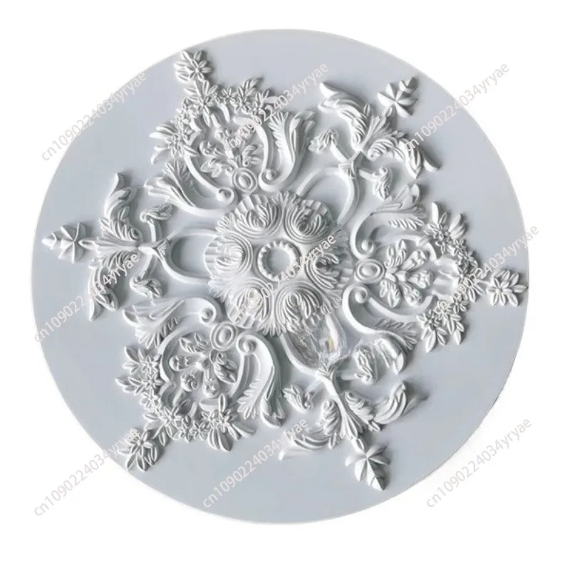French PU light plate imitation gypsum ceiling shape round ceiling plate
French PU light plate imitation gypsum ceiling shape round ceiling plate