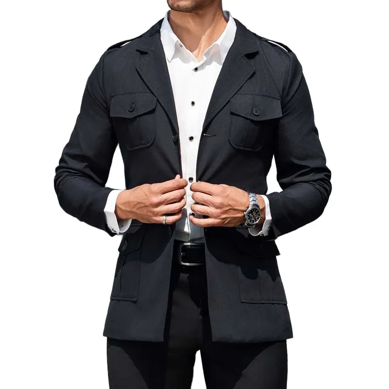 Men's Autumn and Winter Casual Short Top Coat Double-breasted Waist Lace-up Trench Coat
Men's Autumn and Winter Casual Short Top Coat Double-breasted Waist Lace-up Trench Coat