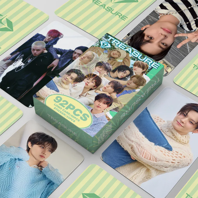 92pcs New Album TREASURE2026 SEASON'S GREETINGS Photocards Stickers Kpop Merch Lomo Cards Set Fans Collection Cards Gifts
92pcs New Album TREASURE2026 SEASON'S GREETINGS Photocards Stickers Kpop Merch Lomo Cards Set Fans Collection Cards Gifts
