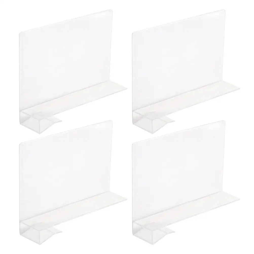 4 Pcs Dividers Clear Plastic Closet Clothes ganizer Dividers Wardrobe Clothes ganizer Storage Separators Bookshelf
4 Pcs Dividers Clear Plastic Closet Clothes ganizer Dividers Wardrobe Clothes ganizer Storage Separators Bookshelf
