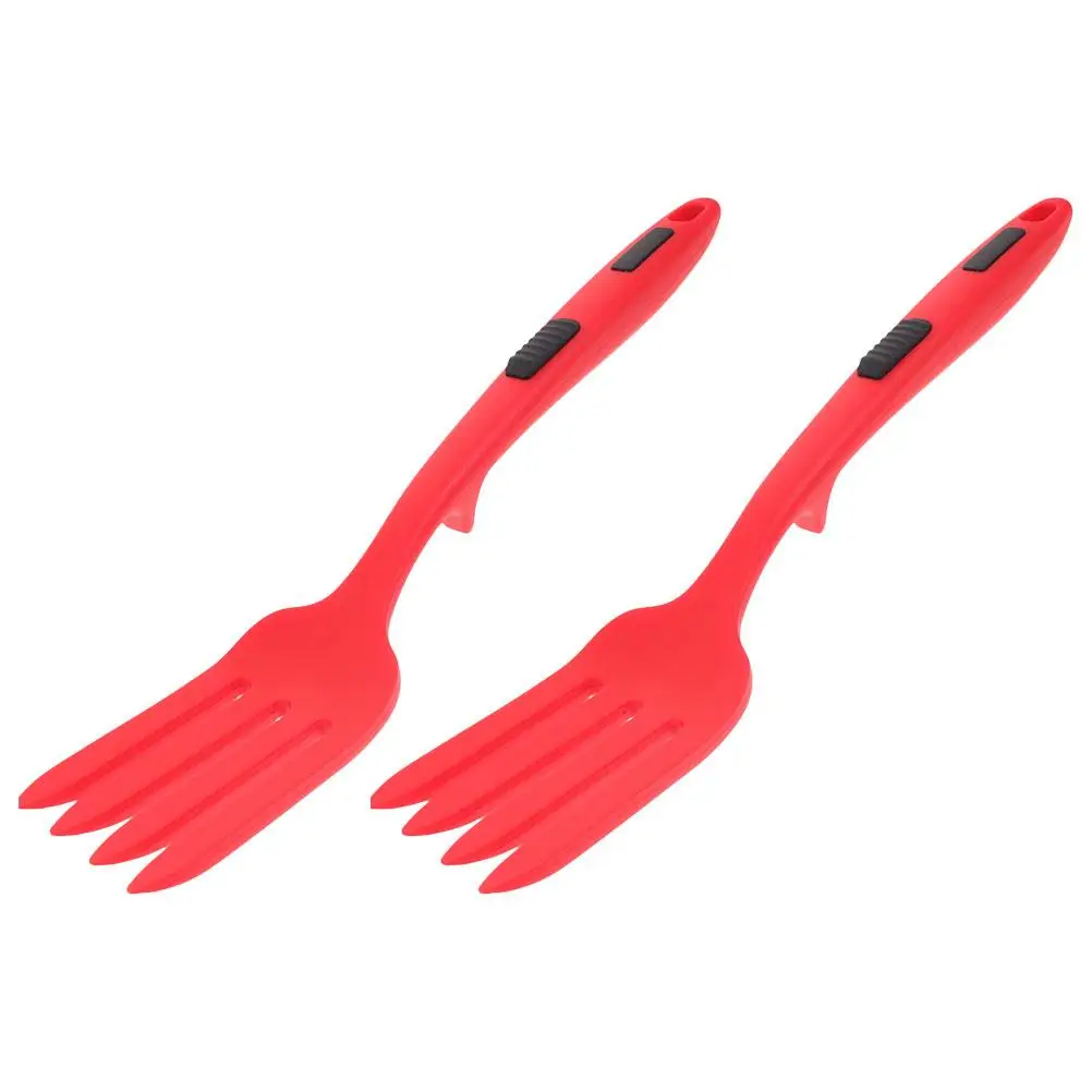 2 Pcs Silicone Cooking Fork Food Reusable Large Convenient Serving Noodle Pasta Server Practical Salad
2 Pcs Silicone Cooking Fork Food Reusable Large Convenient Serving Noodle Pasta Server Practical Salad