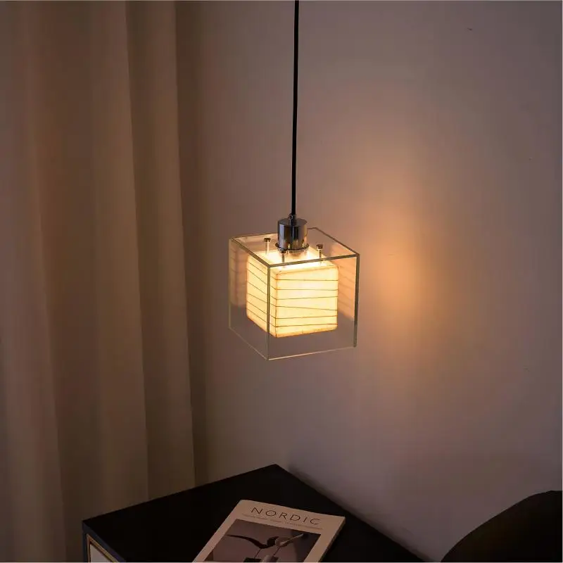 Bauhaus E27 Glass bedside lamp Designer Living Room Restaurant Pendant Lamp Modern Creative Personality Rice Paper Chandelier
Bauhaus E27 Glass bedside lamp Designer Living Room Restaurant Pendant Lamp Modern Creative Personality Rice Paper Chandelier