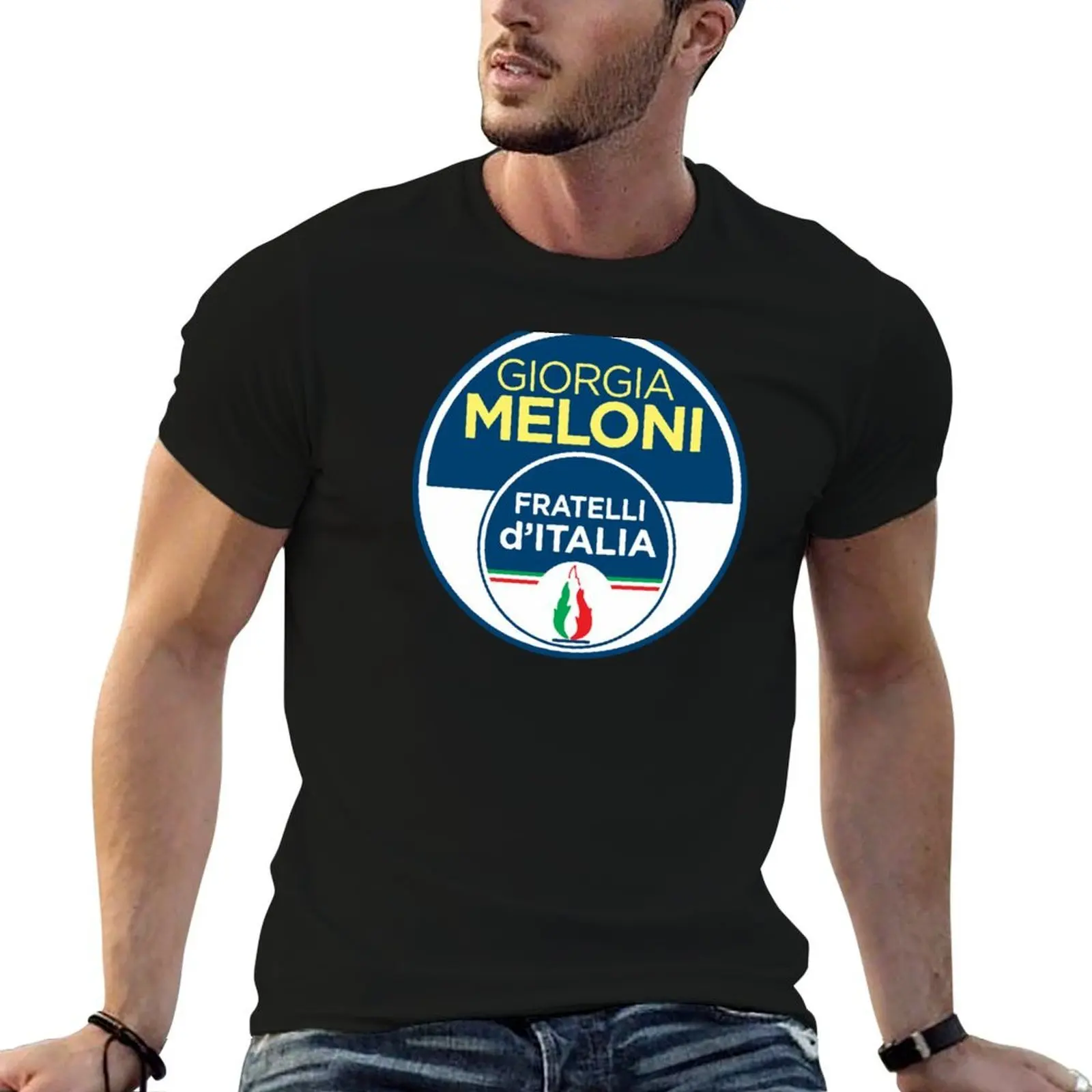 Giorgia Meloni Fratelli d'italia T-Shirt man t shirt cotton funny t shirts cotton t shirts designer T-shirt
Giorgia Meloni Fratelli d'italia T-Shirt man t shirt cotton funny t shirts cotton t shirts designer T-shirt