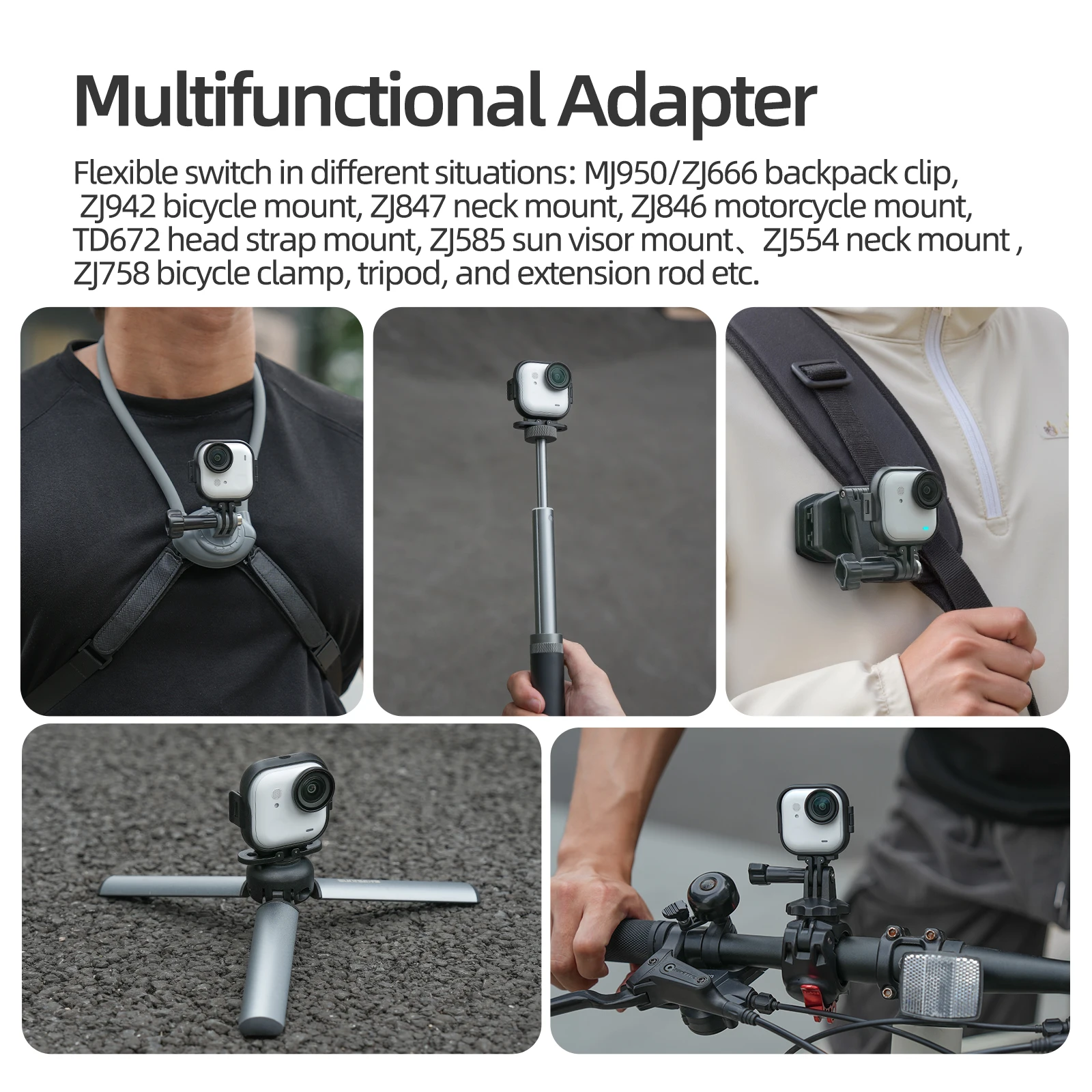 Protective Frame Adapter Mount for Insta360 GO Ultra Horizontal and Vertical Shooting Stand Frame Adapter Expansion Accessories
Protective Frame Adapter Mount for Insta360 GO Ultra Horizontal and Vertical Shooting Stand Frame Adapter Expansion Accessories