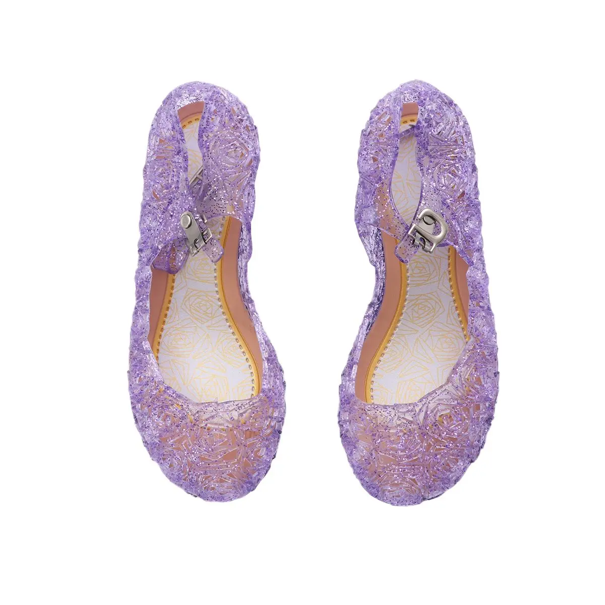 1 Pair Beautiful Sandals Jelly Color Plastic Sandals Little Girls Shoes for Chirldren Size 29 Purple
1 Pair Beautiful Sandals Jelly Color Plastic Sandals Little Girls Shoes for Chirldren Size 29 Purple