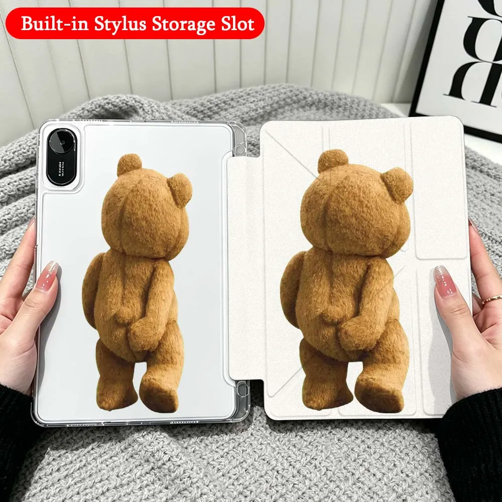 Brown Cartoon Bear For Xiaomi Redmi Poco Pad 5 6 7 8 Pro SE 11 11.2 12.1 Inch Transparent Y-Shaped Folding Tablet Case
Brown Cartoon Bear For Xiaomi Redmi Poco Pad 5 6 7 8 Pro SE 11 11.2 12.1 Inch Transparent Y-Shaped Folding Tablet Case