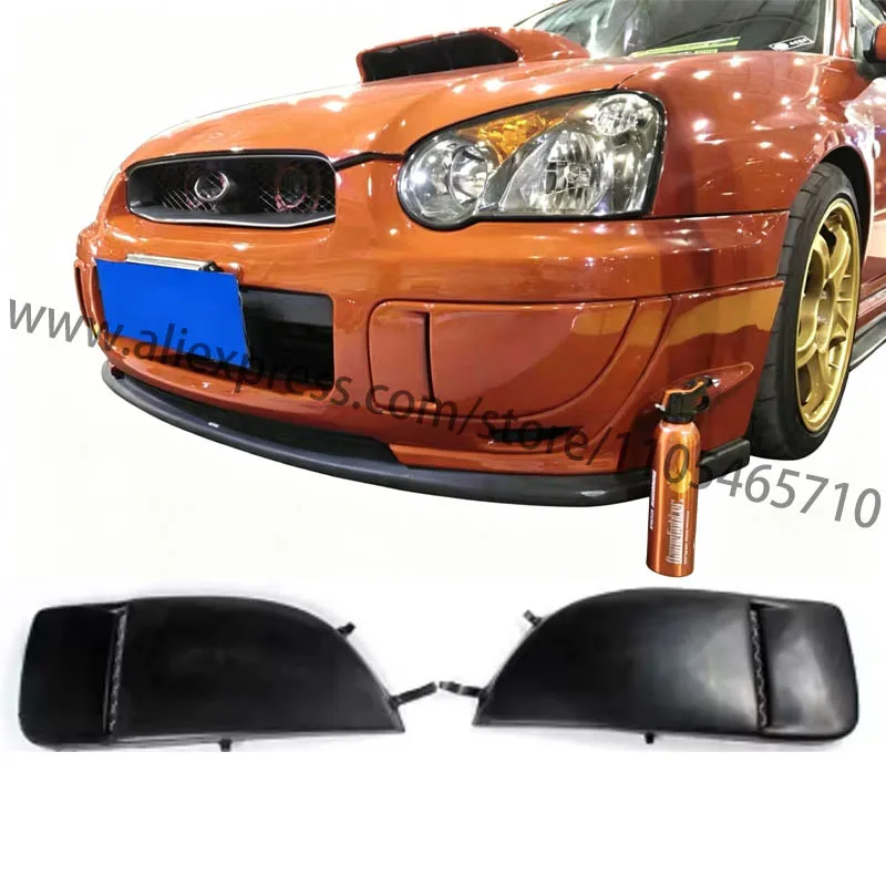 For 2004-2005 Subaru Impreza WRX STI Sedan, PU Black Front Bumper Splitters Side Chin Lips Fog Light Covers
For 2004-2005 Subaru Impreza WRX STI Sedan, PU Black Front Bumper Splitters Side Chin Lips Fog Light Covers