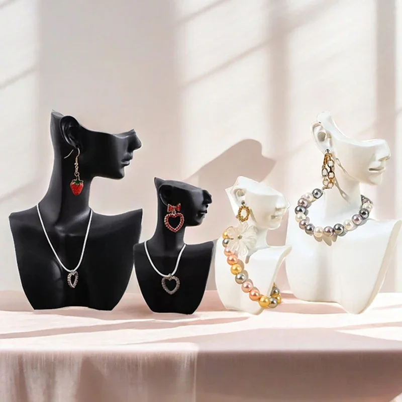 1pc Resin Side Face Mannequin Jewelry Display Stand Bust Portrait Necklace BraceletS Earrings Jewellery Storage Rack Holder
1pc Resin Side Face Mannequin Jewelry Display Stand Bust Portrait Necklace BraceletS Earrings Jewellery Storage Rack Holder
